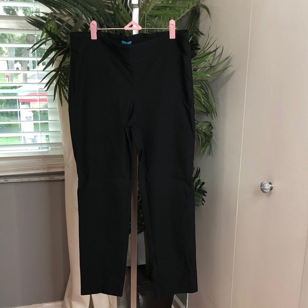 J. McLaughlin Black Straight Leg Pants